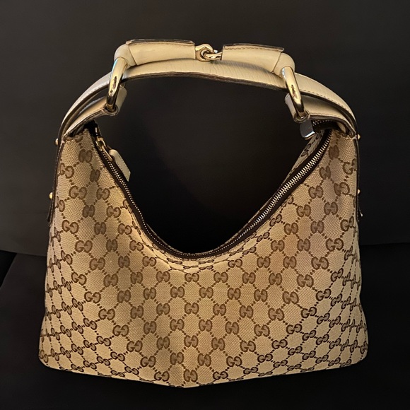 Authentic Gucci GG Horsebit Hobo Bag - Picture 12 of 12